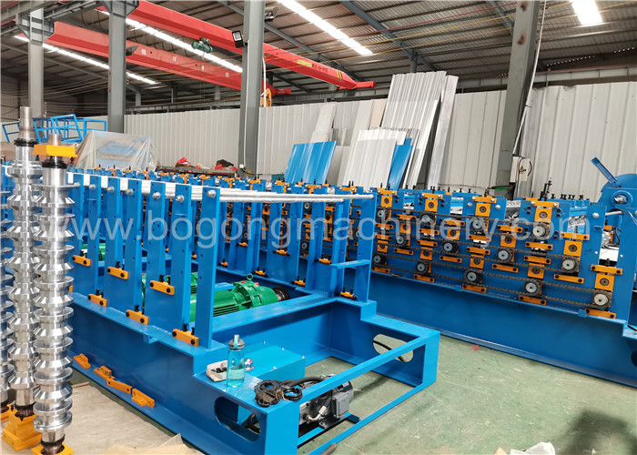 Four Sets Three Layers Roll Forming Machines Are Installing
