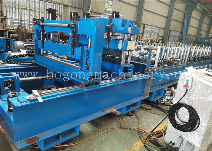 Glazed Metal Tile Roof Roll Forming Machine Is Running Steel Coil
