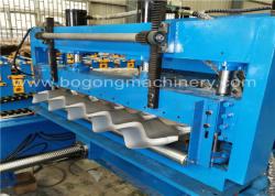 Non-Stop Cutting Glazed Roof Tile Roll Forming Machine High Speed Design