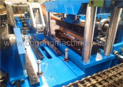 High Speed Auto Change Purlin Roll Forming Machine With Universal Cutter